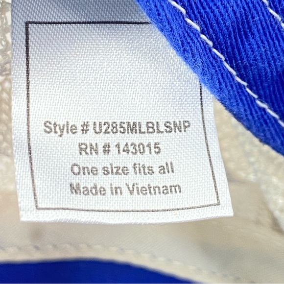 SNAPPLE Truckers Mesh Hat Cap Blue Yellow Distressed Bill Snap Back OSFM. - Picture 10 of 10